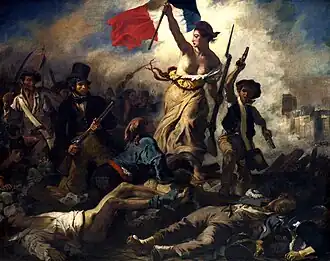 Eugène Delacroix: De Vrijheid leidt het volk (1830)