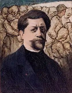 Zelfportret door Eugène Laermans