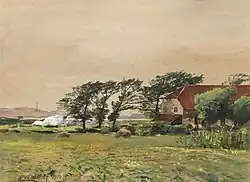 Achter de duinen in Holland