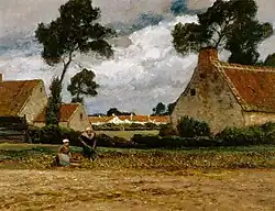 Boerenhoeve in Vlaanderen.