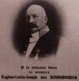 Zijn portret op zijn doodsprent.