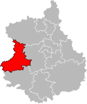 Locatie van het kanton