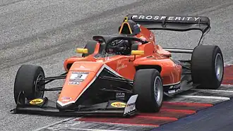Javier Sagrera op de Red Bull Ring in 2024.
