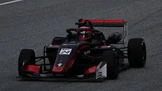 Alex García op de Red Bull Ring in 2022.