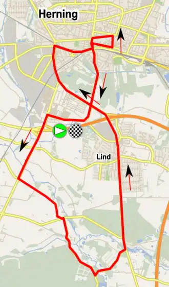 Parcours in en rond Herning