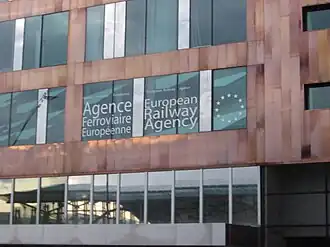 Het kantoor van het Spoorwegbureau in Lille