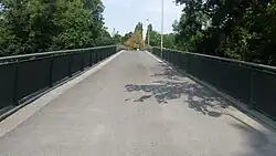 Zicht vanop het brugdek