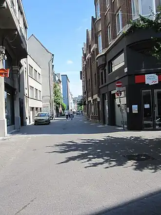 Everdijstraat vanuit Kammenstraat juli 2016