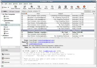 Screenshot e-mail deel