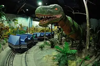 Darkride Evolution of Life in de Science City Hall, in Calcutta