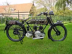 Deze 770 cc Excelsior uit 1922 had een 8 pk JAP V-twin
