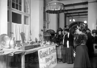 Presentatie van de firma Gustav Grohe in het Städtischen Kaufhaus in Leipzig (1908)