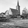 De kerk en omgeving omstreeks 1950