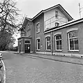Station Goor, straatzijde in 1988