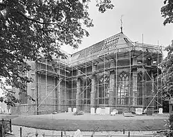 Kerk tijdens een restauratie in 1991