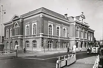 Zuidoostgevel in 1962