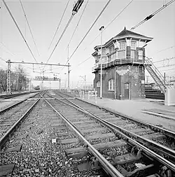 Seinhuis Station Roosendaal; 1 februari 1993.