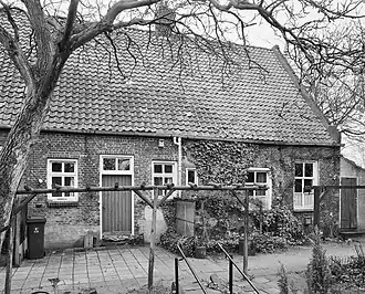 Achterzijde Teutenhuis uit 1722 te Bergeijk.