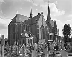 Begraafplaats in 1957