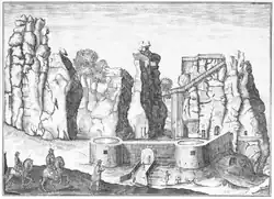 Externsteine, Elias van Lennep, 1663