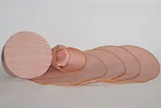 Boterhamworst aan stuk en gesneden