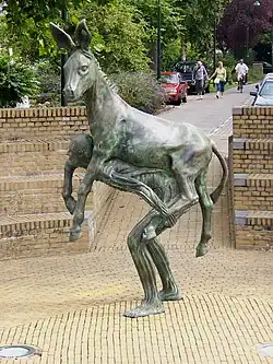 Man met Ezel 'Jack Ass' (1998), Gouda