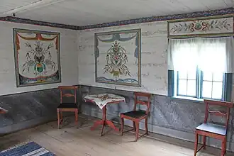 Interieur van de Bortom åa-boerderij