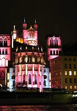 Kathedraal en Fourvière in 2006
