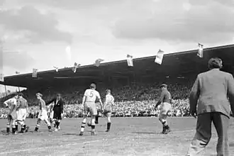 Zweden tegen Denemarken (1 juli 1945)