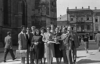 Sfeerbeeld omstreeks 1956.