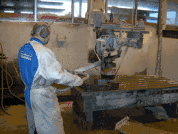 Polijsten met een zgn wandarm