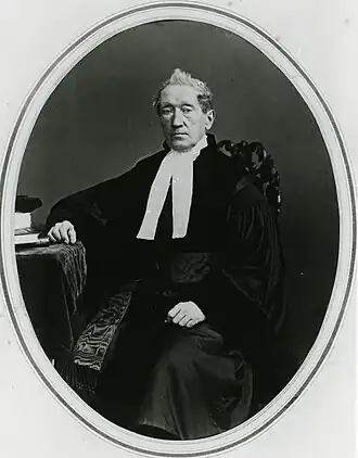 Donker Curtius in toga, ca. 1870.