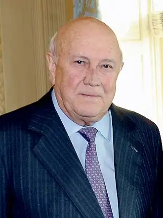 F.W. de Klerk in 2012