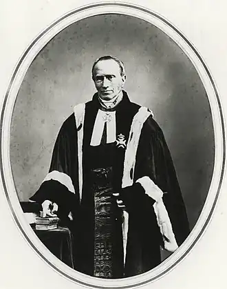 De Greve in de toga van de president door Maurits Verveer, ca. 1875