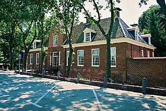 Voorzijde van de borg