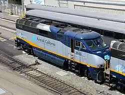 F59PHI_locomotive_at_at_Oakland_Maintenance_Facility,_July_2020