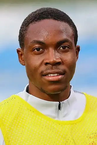 Enock Mwepu in 2018