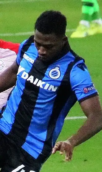 Dennis tijdens FC Salzburg-Club Brugge in 2019