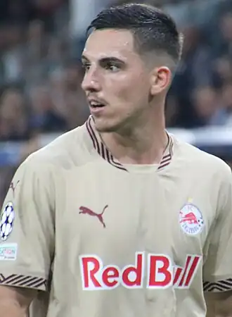 Gloukh in 2024 als speler van Red Bull Salzburg