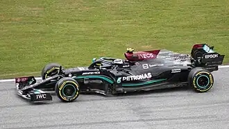 Valtteri Bottas tijdens de GP van Oostenrijk