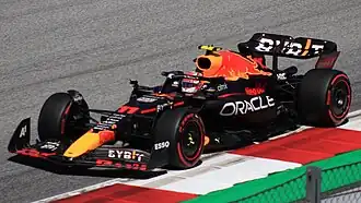 Sergio Pérez tijdens de GP van Oostenrijk