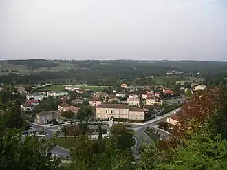 Gezicht op Tournon-d'Agenais