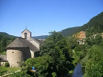De kerk van Balsièges