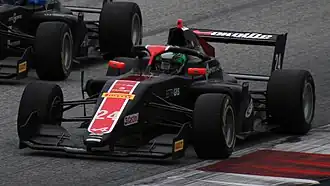 Nicola Marinangeli op de Red Bull Ring in 2022.
