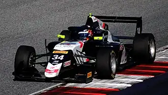 Martinius Stenshorne op de Red Bull Ring in 2023.