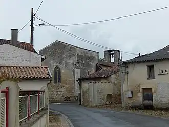 rue de la République in Aujac