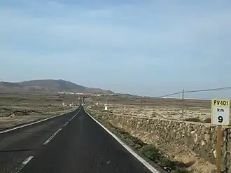 De FV-101 richting de kust