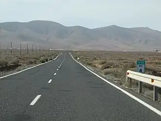 De FV-50 in de rijrichting naar Antigua
