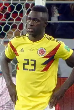 Sánchez op het WK in 2018 als speler van Colombia