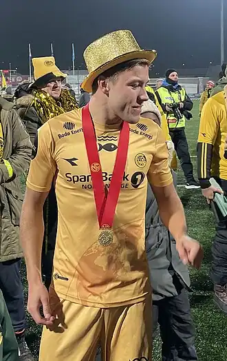 Bjørkan in 2021 als speler van Bodø/Glimt